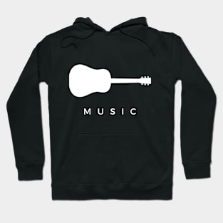 Music Acoustic Guitar Hoodie